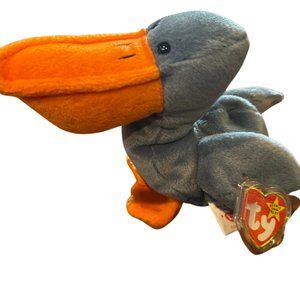 Ty Beanie Babies Scoop the Blue Pelican - NWMT